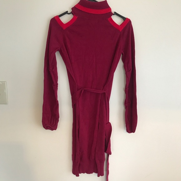 Vintage 90s Funky Open Shoulder Dress - Picture 2 of 5